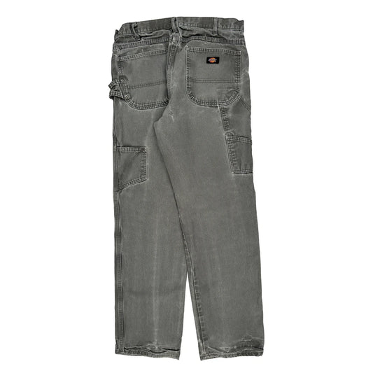 Dickies Carpenter Trousers - 33W 31L Grey Cotton