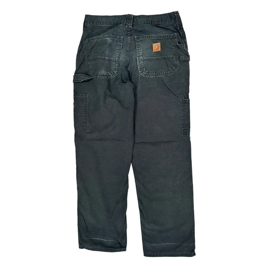 Carhartt Carpenter Trousers - 31W 30L Black Cotton
