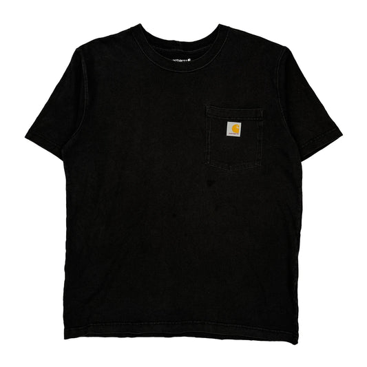 Carhartt T-Shirt - Medium Black Cotton