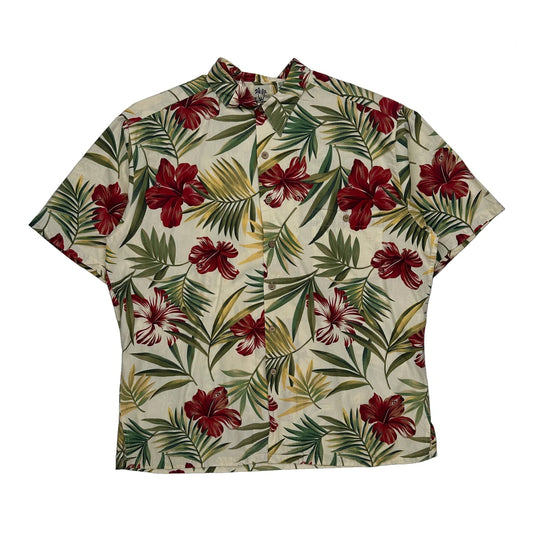 Pauttana Floral Hawaiian Shirt - XL Multicoloured Cotton Blend