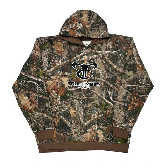 Vintage True Timber Hoodie - XL Camo Cotton Blend