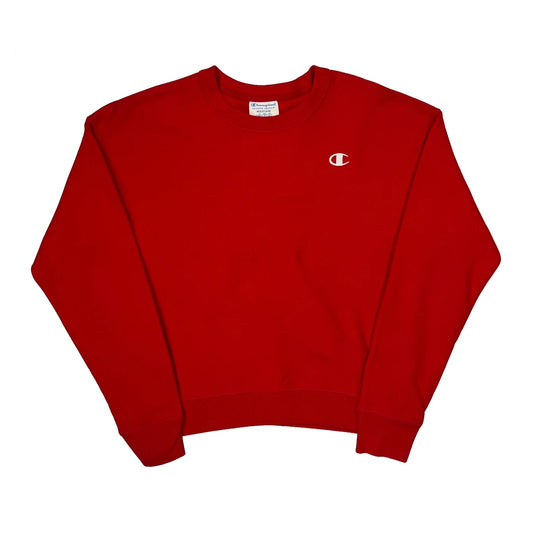 Reverse Weave Champion Sweatshirt - Medium Red Cotton