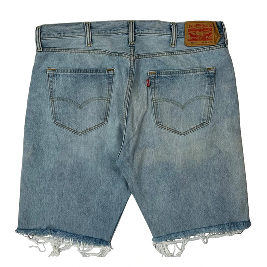 Levis Denim Shorts - 38W 11L Light Wash Cotton