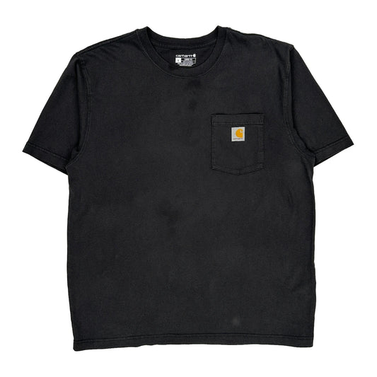 Carhartt T-Shirt - Large Black Cotton