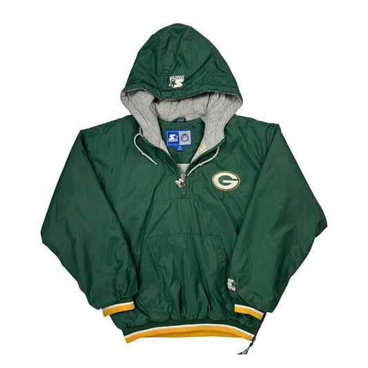 Packers Starter Football Anorak - Medium Green Polyester
