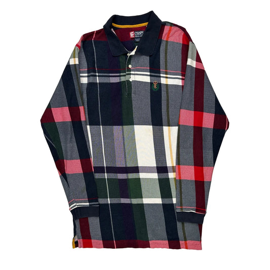 Chaps Ralph Lauren Checked Rugby Shirt - XL Multicoloured Cotton