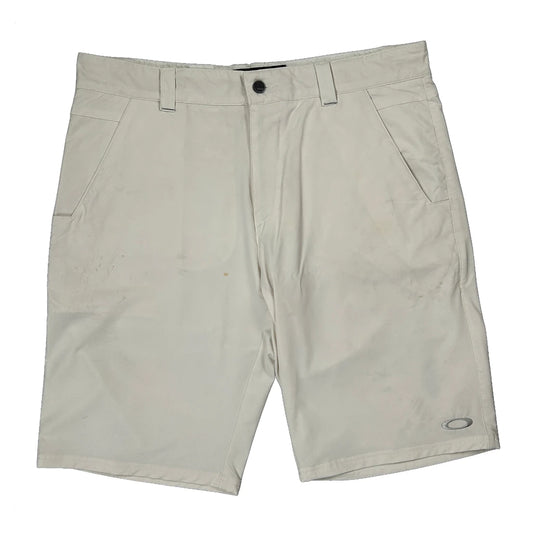 Oakley Chino Shorts - 36W 10L White Cotton