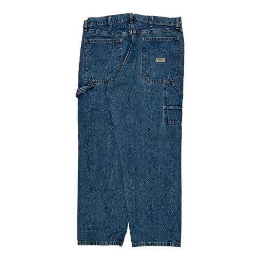 Wrangler Carpenter Jeans - 34W 31L Blue Cotton