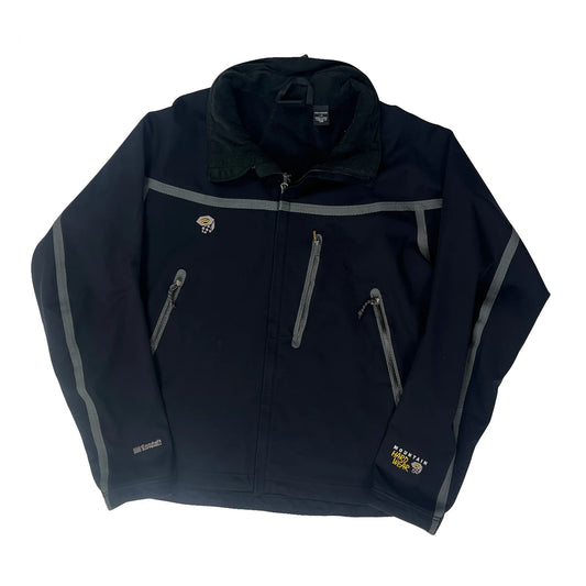 Mountain Hard Wear Fleece Jacket - Large Black Nylon