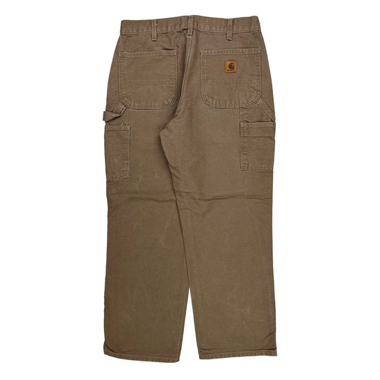 Carhartt Carpenter Trousers - 33W 30L Brown Cotton