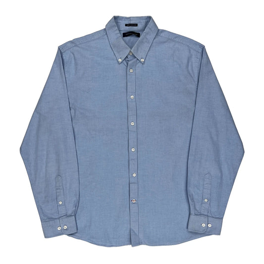 Tommy Hilfiger Slim Fit Shirt - XL Blue Cotton