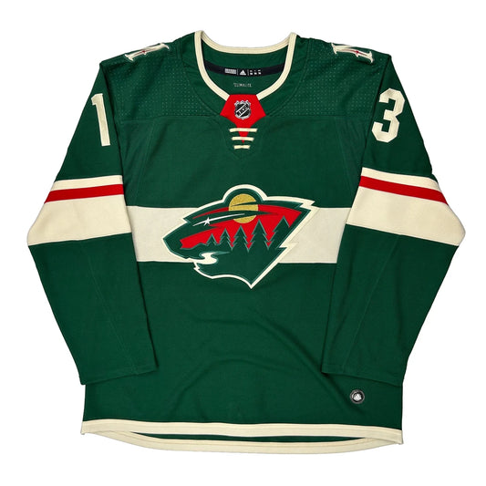 Minnesota Wild Adidas Nhl Jersey - 2XL Green Polyester