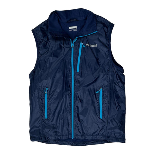 Marmot Hiking Gilet - Large Navy Nylon