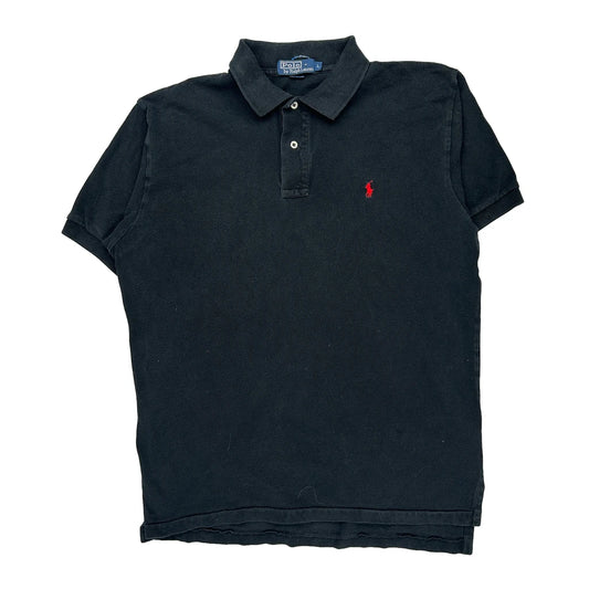 Polo By Ralph Lauren Polo Shirt - Large Black Cotton