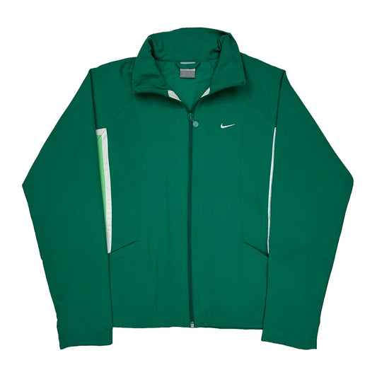 Nike Track Jacket - Medium Green Polyester