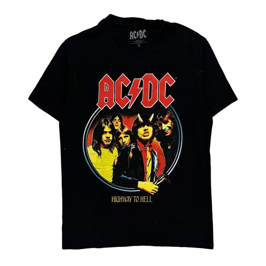 Highway To Hell Ac/Dc Band T-Shirt - Small Black Cotton
