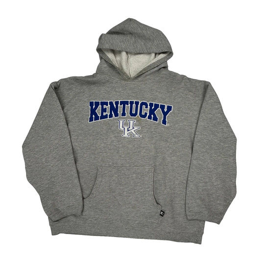 Kentucky Starter College Hoodie - XL Grey Cotton Blend