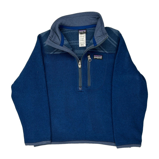 Age 5-6 Patagonia Fleece - XS Blue Polyester