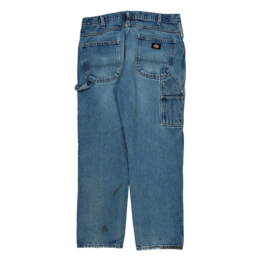 Dickies Carpenter Jeans - 34W 30L Blue Denim