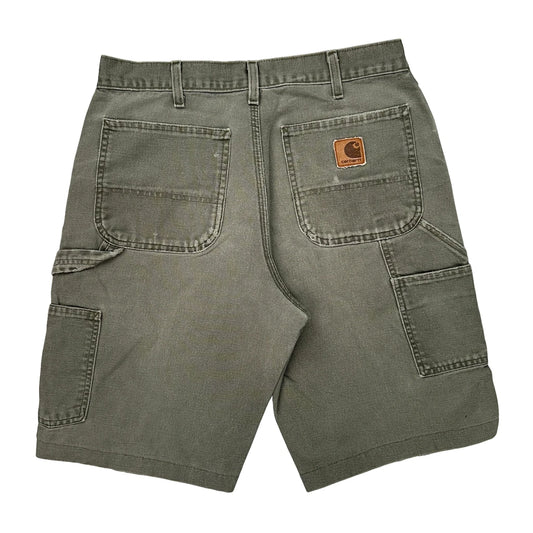 Carhartt Carpenter Shorts - 34W 11L Grey Cotton