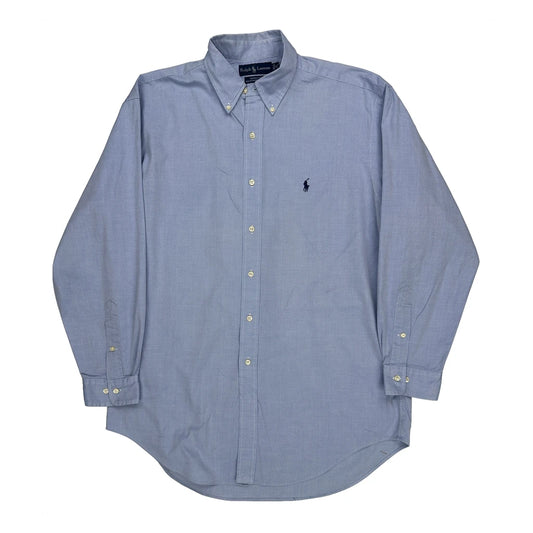 Vintage Ralph Lauren Shirt - Large Blue Cotton