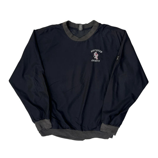 Vintage Northview Knights Nike College Windbreaker - Large Navy Nylon