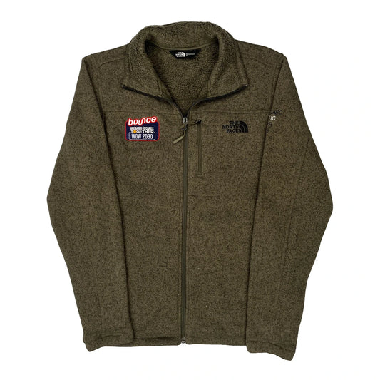 The North Face Fleece Jacket - Small Khaki Polyester