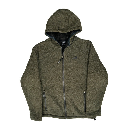 New Balance Fleece Jacket - Medium Green Polyester