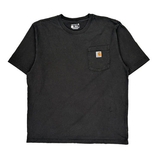 Carhartt T-Shirt - Large Black Cotton