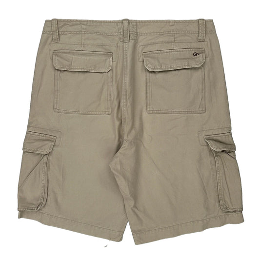 Guess Cargo Shorts - 40W 11L Beige Cotton