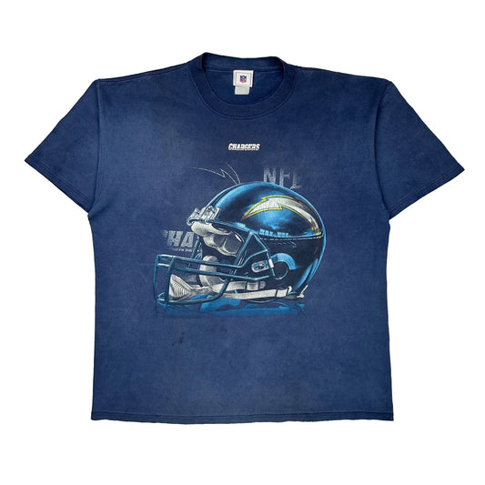 Chargers Nfl T-Shirt - XL Blue Cotton