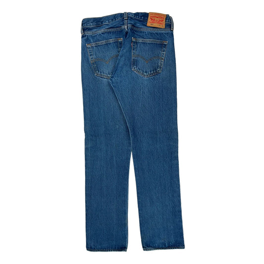 501 Levis Jeans - 34W 33L Blue Cotton
