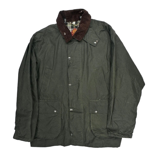Original Royal Spencer Wax Jacket - XL Green Cotton