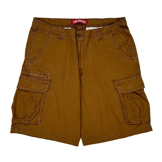 Lee Cargo Shorts - 34W 10L Brown Cotton