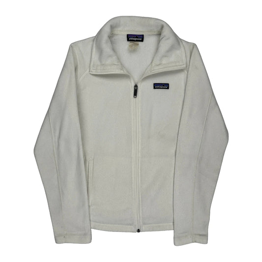 Patagonia Fleece Jacket - Medium White Polyester