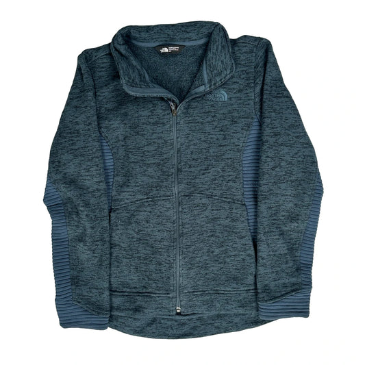 The North Face Fleece Jacket - Medium Blue Polyester