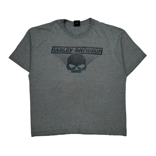Fox Harley-Davidson Harley Davidson Graphic T-Shirt - XL Grey Cotton