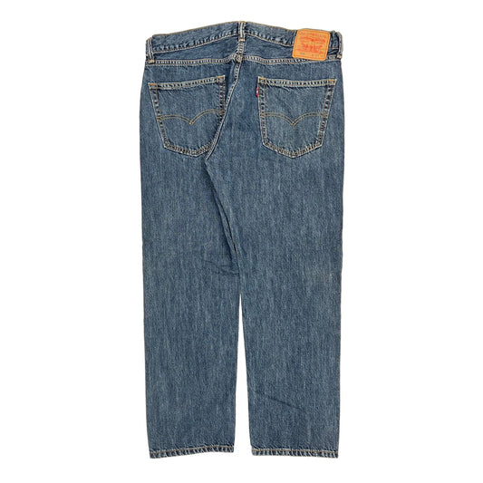 505 Levis Jeans - 36W 30L Blue Cotton