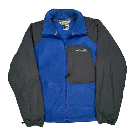Vertex Columbia Fleece Jacket - Medium Blue Polyester