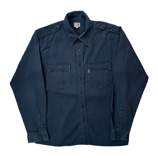 Levis Denim Shirt - XL Blue Cotton