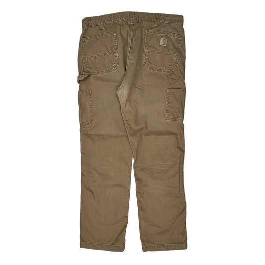 Carhartt Carpenter Trousers - 38W 32L Brown Cotton