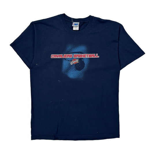 Cavaliers Basketball Nba T-Shirt - Large Navy Cotton