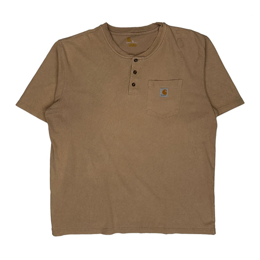 Carhartt T-Shirt - XL Beige Cotton