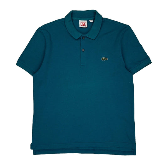 Lacoste Polo Shirt - Small Green Cotton