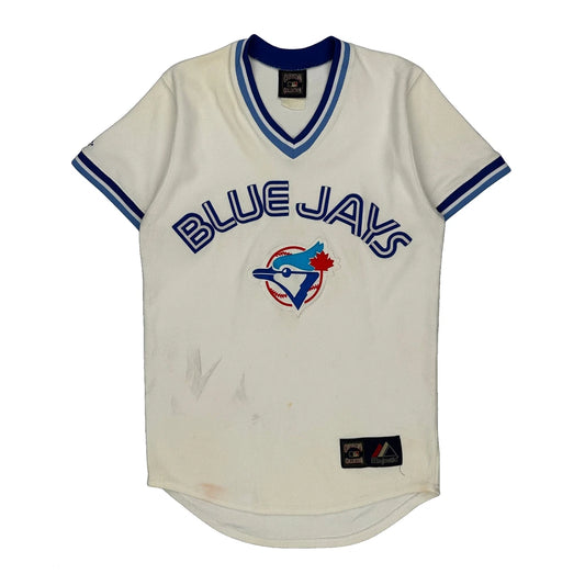 Blue Jays Majestic Mlb Jersey - Small White Polyester
