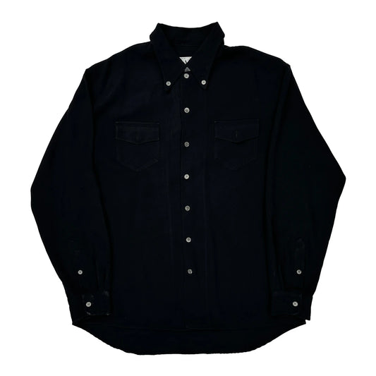 Armani Exchange Shirt - Large Black Polyester