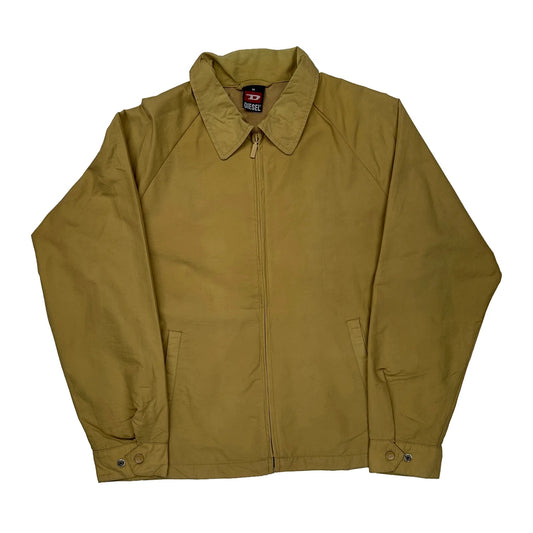 Diesel Jacket - Medium Khaki Cotton