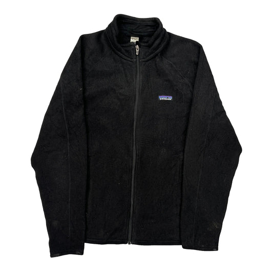 Patagonia Fleece Jacket - Medium Black Polyester