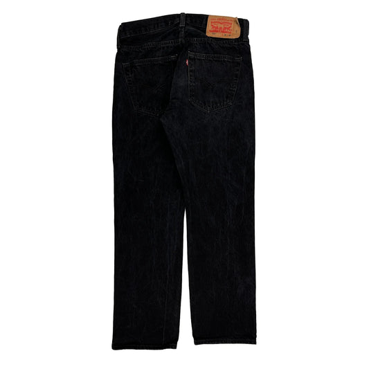 501 Levis Jeans - 30W 28L Black Cotton