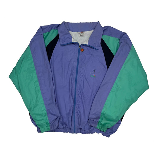 Vintage Ellesse Shell Jacket - XL Purple Nylon